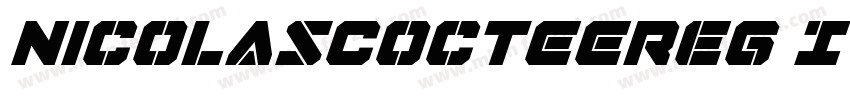 NicolasCocTEEReg Italic字体转换